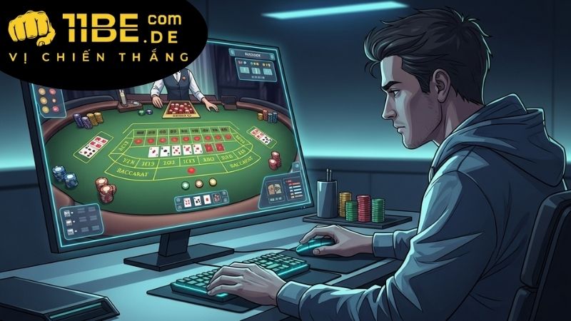 Các kiểu cược trong Baccarat sống động 11BET
