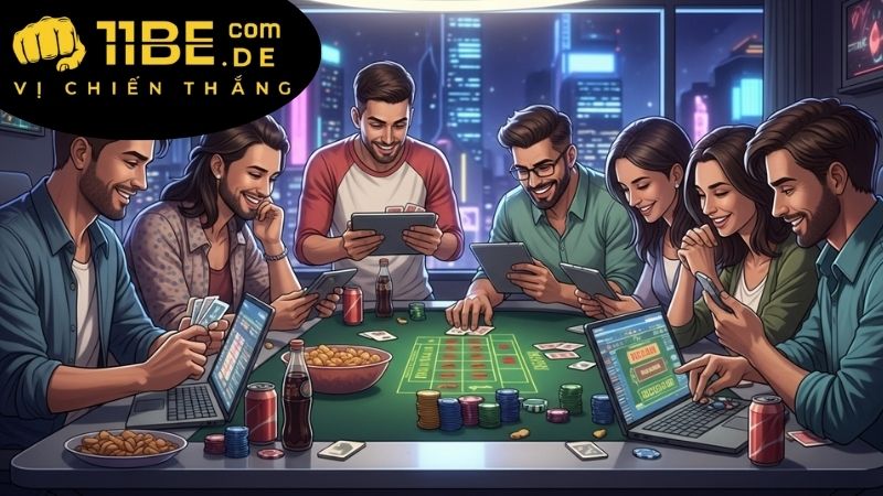 Ưu điểm khi chơi bài cùng bạn bè 11BET