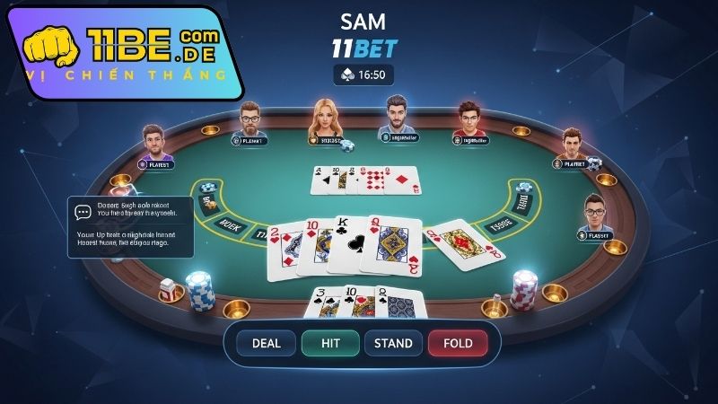 Các tựa game bài trực tuyến tặng xu mỗi ngày 11Bet