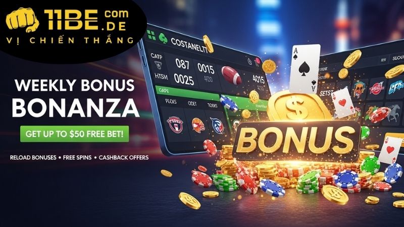 Mẹo tận dụng tối đa khuyến mãi hàng tuần 11BET