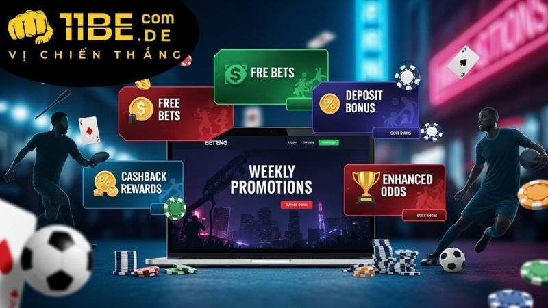 Tổng hợp các khuyến mãi hàng tuần 11BET nổi bật nhất hiện nay